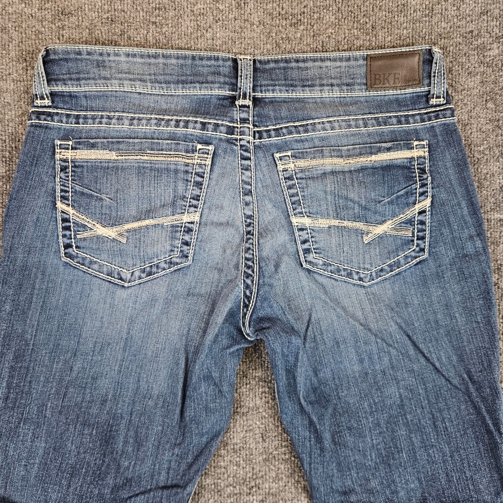 Buckle BKE Stella Bootcut Jeans Women's 31 Blue Dark Wash Stretch Mid Rise Denim - Picture 12 of 12